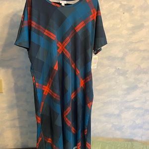 Plaid LuLaRoe Marly Dress